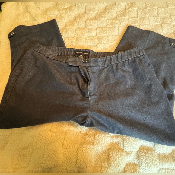Larry Levine Dark Gray Denim Skirt - Picture 2 of 3